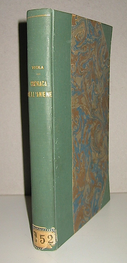 Sante Viola Cronaca delle diverse vicende del fiume Aniene in Tivoli sino alla deviazione del medesimo nel traforo del Monte Catillo 1835 Roma Tipografia delle Belle Arti